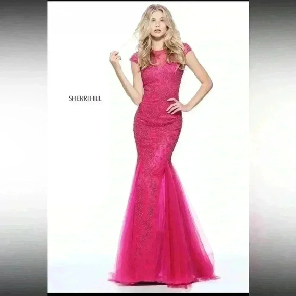 Sherri Hill prom or pageant dress size 4 mermaid - Picture 1 of 15